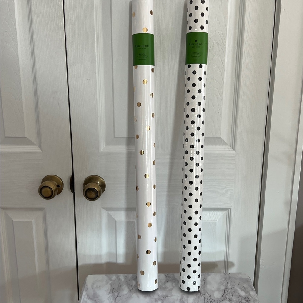NEW Kate Spade New York Wrapping Paper Rolls - 2 Pack - Picture 9 of 12